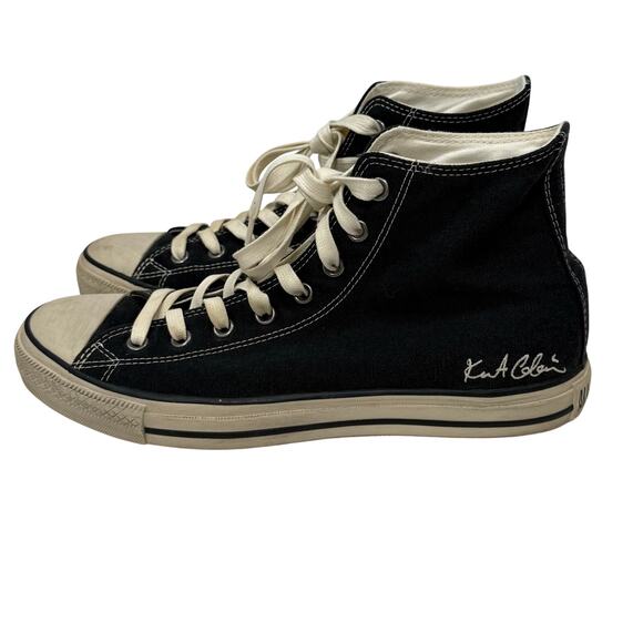 Converse Kurt Cobain All Star Black High Tops Men’s 10 Punk Rock FREE SHIPPING - Picture 11 of 11